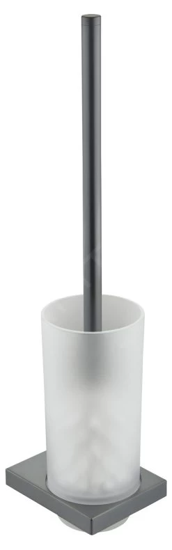 Keuco Edition 11 - WC-borstel Met Houder, Mat Glas/zwart Chroom Geborsteld 11164139000