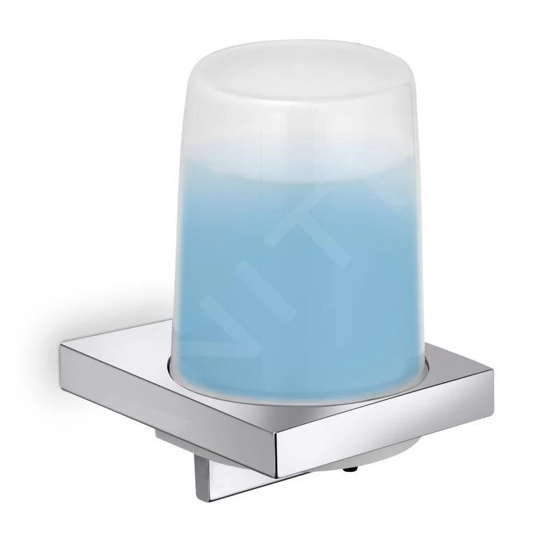 Keuco Edition 11 - Zeepdispenser Met Houder, 180 Ml, Mat Glas/chroom 11152019000 - Afbeelding 3