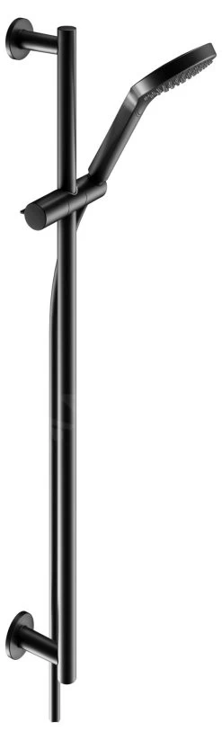 Keuco IXMO - Set Douchekop, 3jets, Douchestang 855 Mm En Doucheslang, Mat Zwart 59587370801