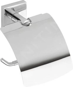 Sapho X-SQUARE - Toiletrolhouder Met Deksel, Chroom XQ700