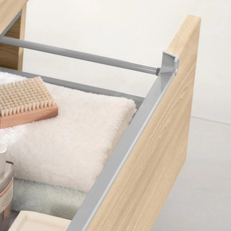 Villeroy & Boch Subway 2.0 - Wastafelkast, 485x420x379 Mm, 1 La, Jilm Impresso A68500PN - Afbeelding 3