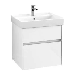 Villeroy & Boch Collaro - Wastafelonderkast, 554x546x444 Mm, 2 Laden, Glossy White C00800DH