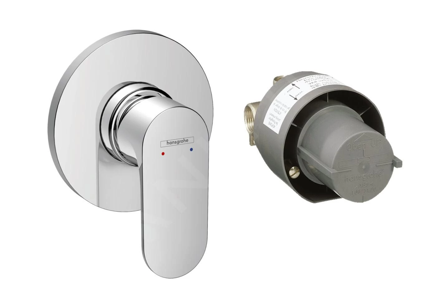 Hansgrohe Rebris S - Inbouw Douchekraan, Met Inbouwdeel, Chroom 72648000 - Afbeelding 3